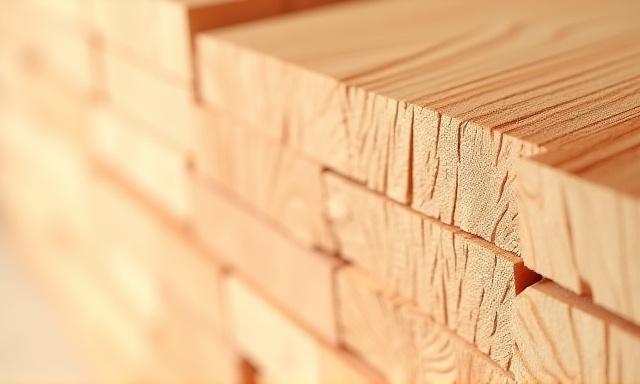 Stacked cuts of premium European Beech and Oak